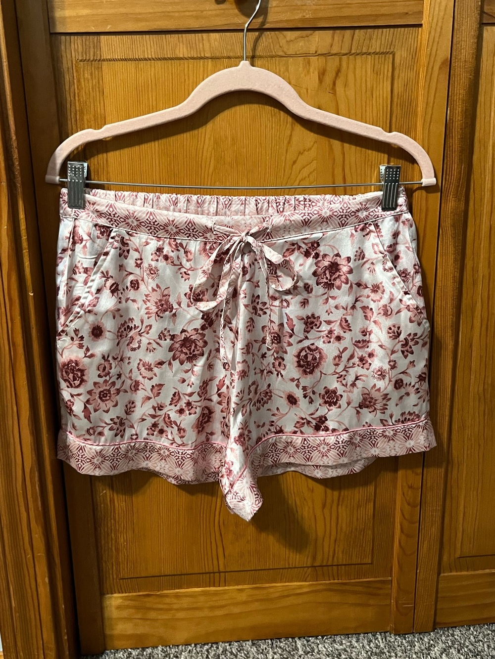 Haute Hippie Pink Floral Sleep Shorts